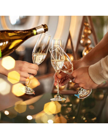 Juego de Charms para Copas de Vino Playa - 30 Piezas