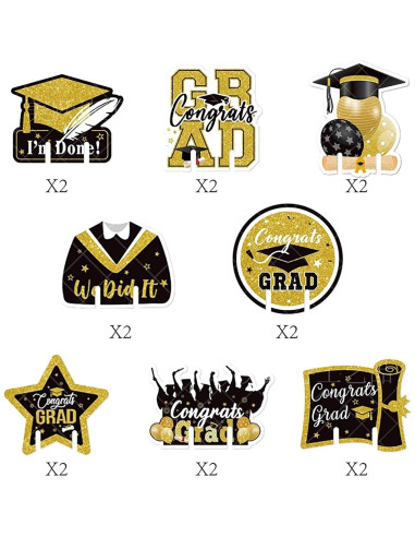 Charms Identificadores de Copas de Vino Graduación 50pcs