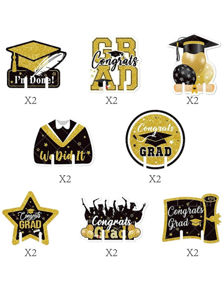 Charms Identificadores de Copas de Vino Graduación 50pcs