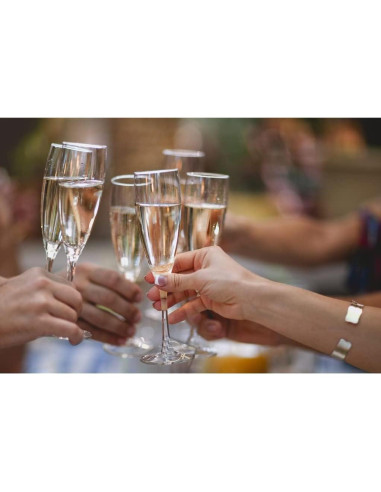 Set de 26 Marcadores de Copas de Vino Pride & Par con Letras Doradas