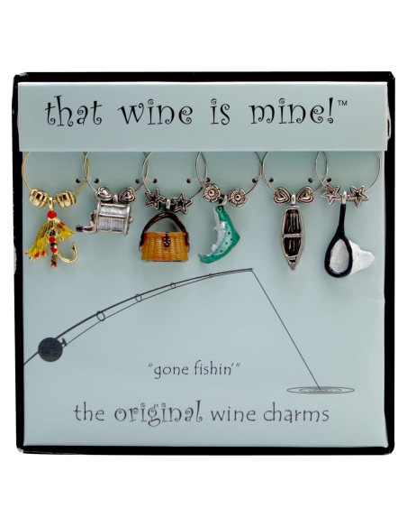 Encantos de Vino 6 Piezas Cosas de Vino WT-1442P Pescando