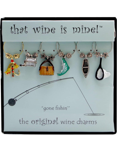 Encantos de Vino 6 Piezas Cosas de Vino WT-1442P Pescando