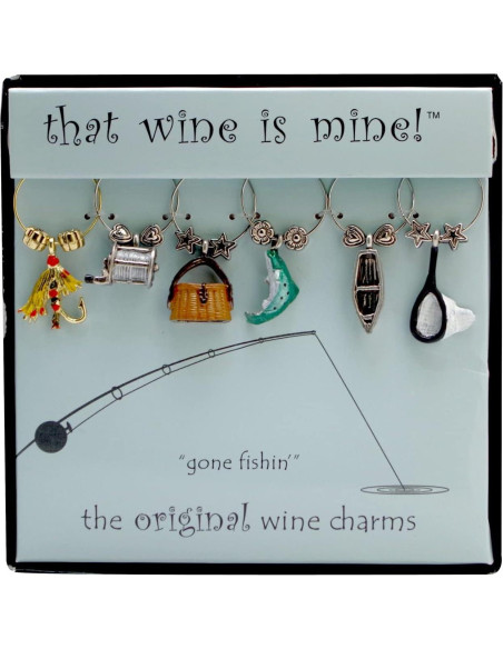 Encantos de Vino 6 Piezas Cosas de Vino WT-1442P Pescando