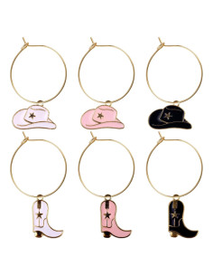 6 Encantos de Vino Botas Vaquero y Sombrero Lasuroa