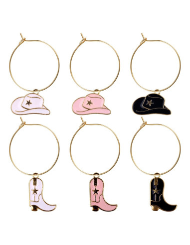 6 Encantos de Vino Botas Vaquero y Sombrero Lasuroa