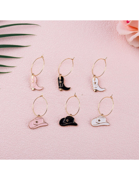 6 Encantos de Vino Botas Vaquero y Sombrero Lasuroa