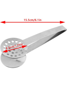 Pinzas para Bolsitas de Té 2PCS Acero Inoxidable MTQY 15.5cm 2