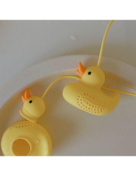 Infusor de Té de Silicona Capiant Patito Amarillo Reutilizable