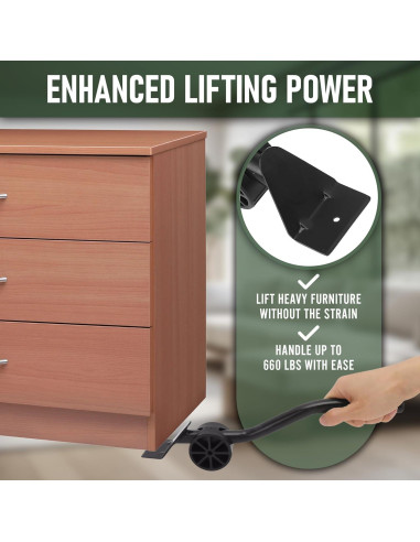 Deslizante de Muebles Tameli - Capacidad 408 kg - Elevador y 4 Deslizantes