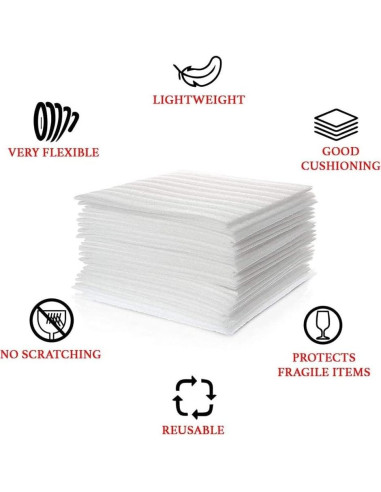 Hojas de Espuma Acolchadas WAUPPY 30x30 cm 50 Unidades