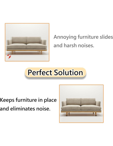 Cups de Goma Antideslizantes Jayen 4 Pcs 5.08x5.08 cm