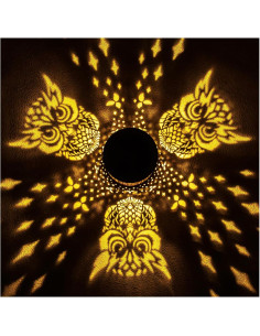 Linterna Solar Colgante de Búho EZTZEN LED Impermeable 2