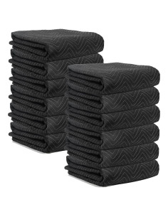 Manteles de Mudanza JourneyO 12 Piezas 203x183 cm Negro