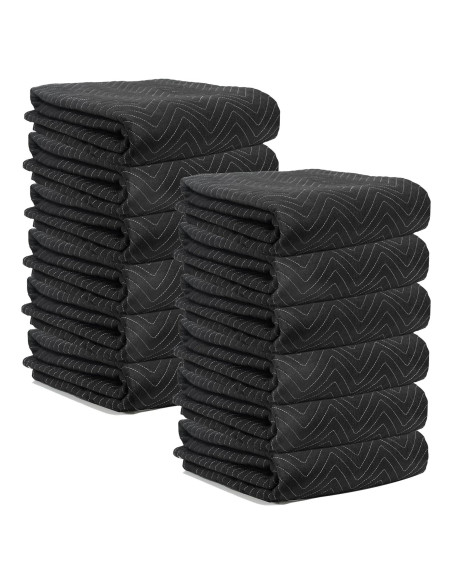 Manteles de Mudanza JourneyO 12 Piezas 203x183 cm Negro