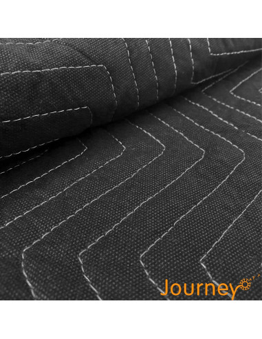 Manteles de Mudanza JourneyO 12 Piezas 203x183 cm Negro