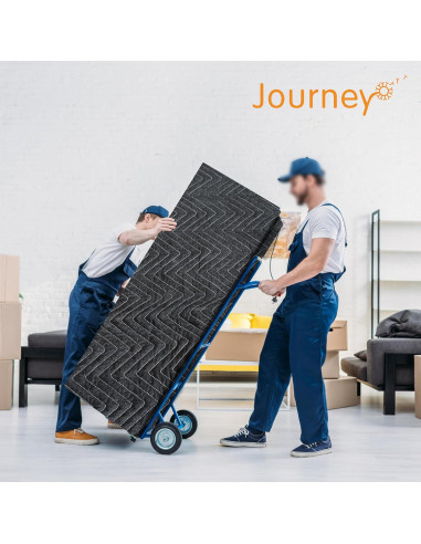 Manteles de Mudanza JourneyO 12 Piezas 203x183 cm Negro