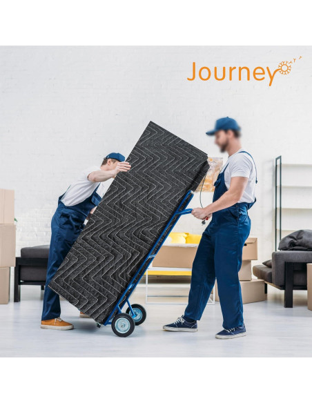 Manteles de Mudanza JourneyO 12 Piezas 203x183 cm Negro