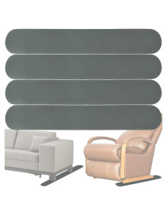 Almohadillas Antideslizantes Niteguy 4 Piezas 77.85x10.16cm Gris