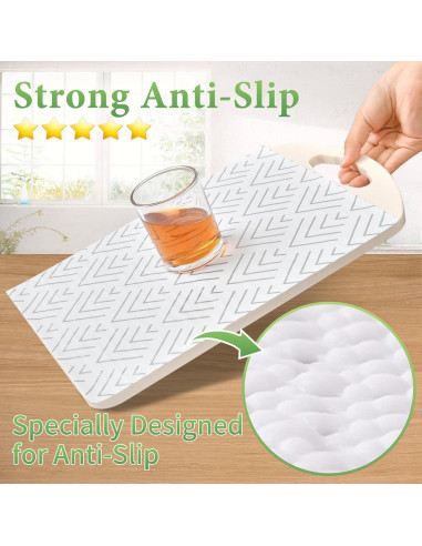 Forro de Estante Antideslizante Cismmy 30.5x300cm PVC Plateado