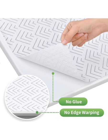 Forro de Estante Antideslizante Cismmy 30.5x300cm PVC Plateado