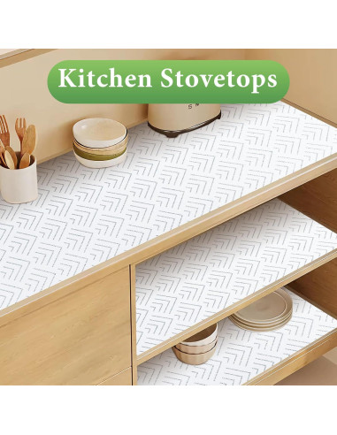 Forro de Estante Antideslizante Cismmy 30.5x300cm PVC Plateado