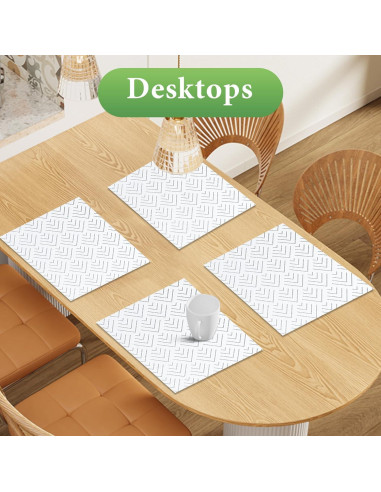 Forro de Estante Antideslizante Cismmy 30.5x300cm PVC Plateado