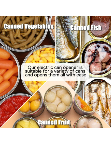 Abrelatas Eléctrico AQUOX CO001 Automático Sin Manos Rojo