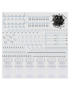 Kit Organizador de Accesorios para Tablero de Clavos Daanxw 248PCS