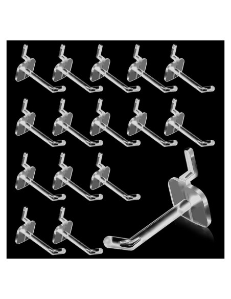 100 Ganchos de Plástico 5 cm Lemecima para Tableros de Clavos