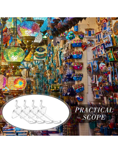 100 Ganchos de Plástico 5 cm Lemecima para Tableros de Clavos