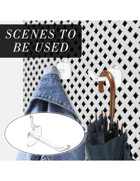 100 Ganchos de Plástico 5 cm Lemecima para Tableros de Clavos