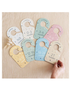 Divisores de Closet para Bebés KIBAGA - 8 Piezas Doble Cara