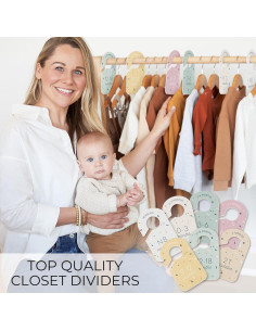Divisores de Closet para Bebés KIBAGA - 8 Piezas Doble Cara 2