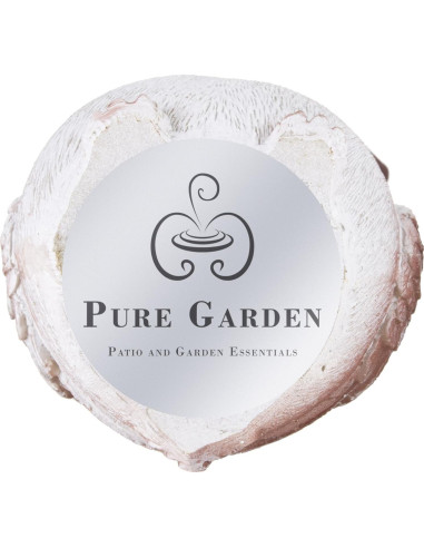 Juego de 2 Estatuas de Búho con Luz LED Solar Pure Garden