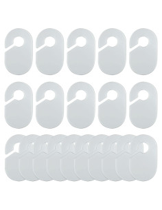 20 Separadores de Tamaño IFAMIO para Closet en Blanco 17x10cm