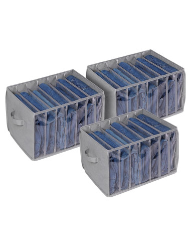 Organizador de Ropa Zilink con 7 Divisiones - 3 Paquetes