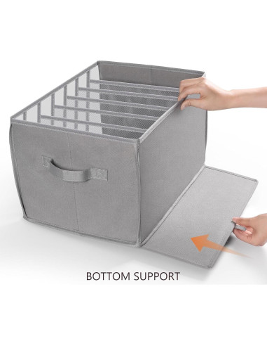 Organizador de Ropa Zilink con 7 Divisiones - 3 Paquetes