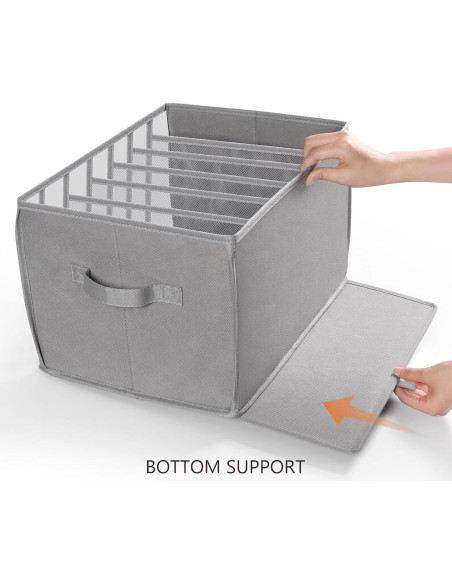 Organizador de Ropa Zilink con 7 Divisiones - 3 Paquetes