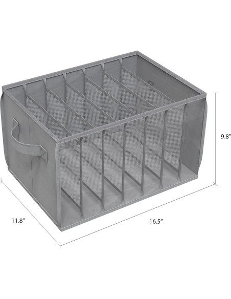 Organizador de Ropa Zilink con 7 Divisiones - 3 Paquetes