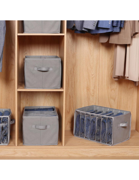 Organizador de Ropa Zilink con 7 Divisiones - 3 Paquetes