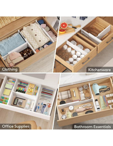 Divisores de Cajón Ajustables Lifewit 5 Piezas 13.5-22"