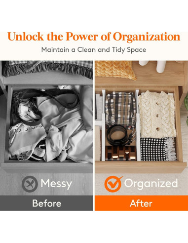 Divisores de Cajón Ajustables Lifewit 5 Piezas 13.5-22"