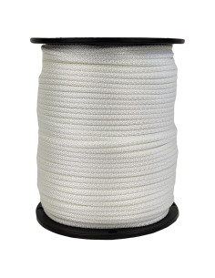 Cuerda de poliéster Dacron blanca 4.8mm 500 pies - Grado industrial