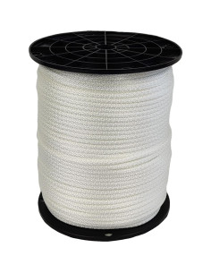 Cuerda de poliéster Dacron blanca 4.8mm 500 pies - Grado industrial 2