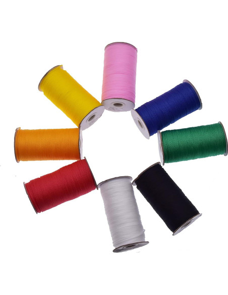 Cuerda de Polipropileno IHKFILAN 1/8" Rosa 100m Trenzada