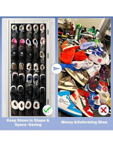 Organizador de Zapatos Teikou 35 Bolsillos Malla 169.5x68.8cm