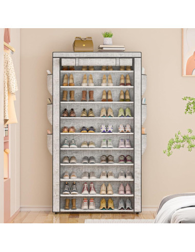 Estante para zapatos OYREL 10 niveles gran capacidad 50-56 pares