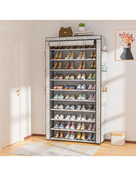 Estante para zapatos OYREL 10 niveles gran capacidad 50-56 pares