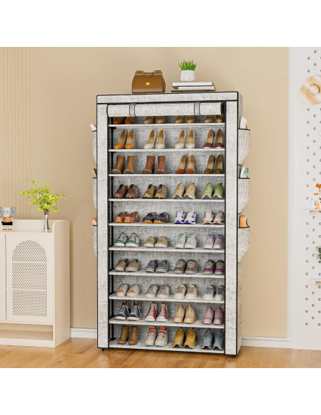 Estante para zapatos OYREL 10 niveles gran capacidad 50-56 pares