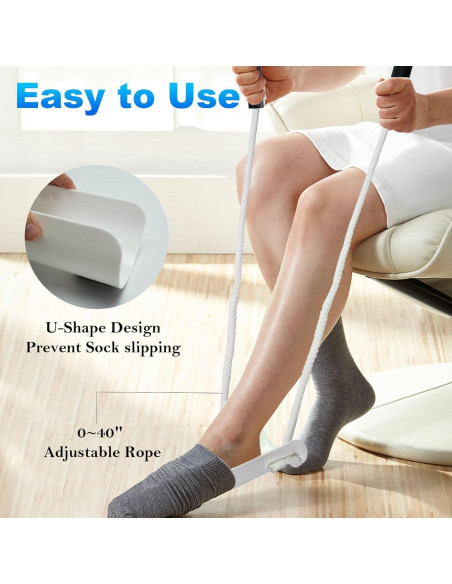 Kit Asistente para Poner y Quitar Calcetines Aomoyun